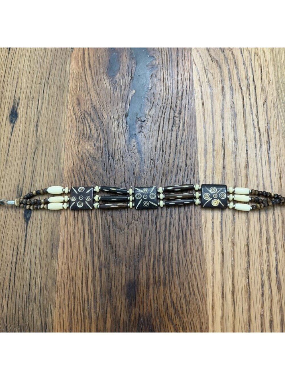 Native American Beaded Choker Earthy Artisan